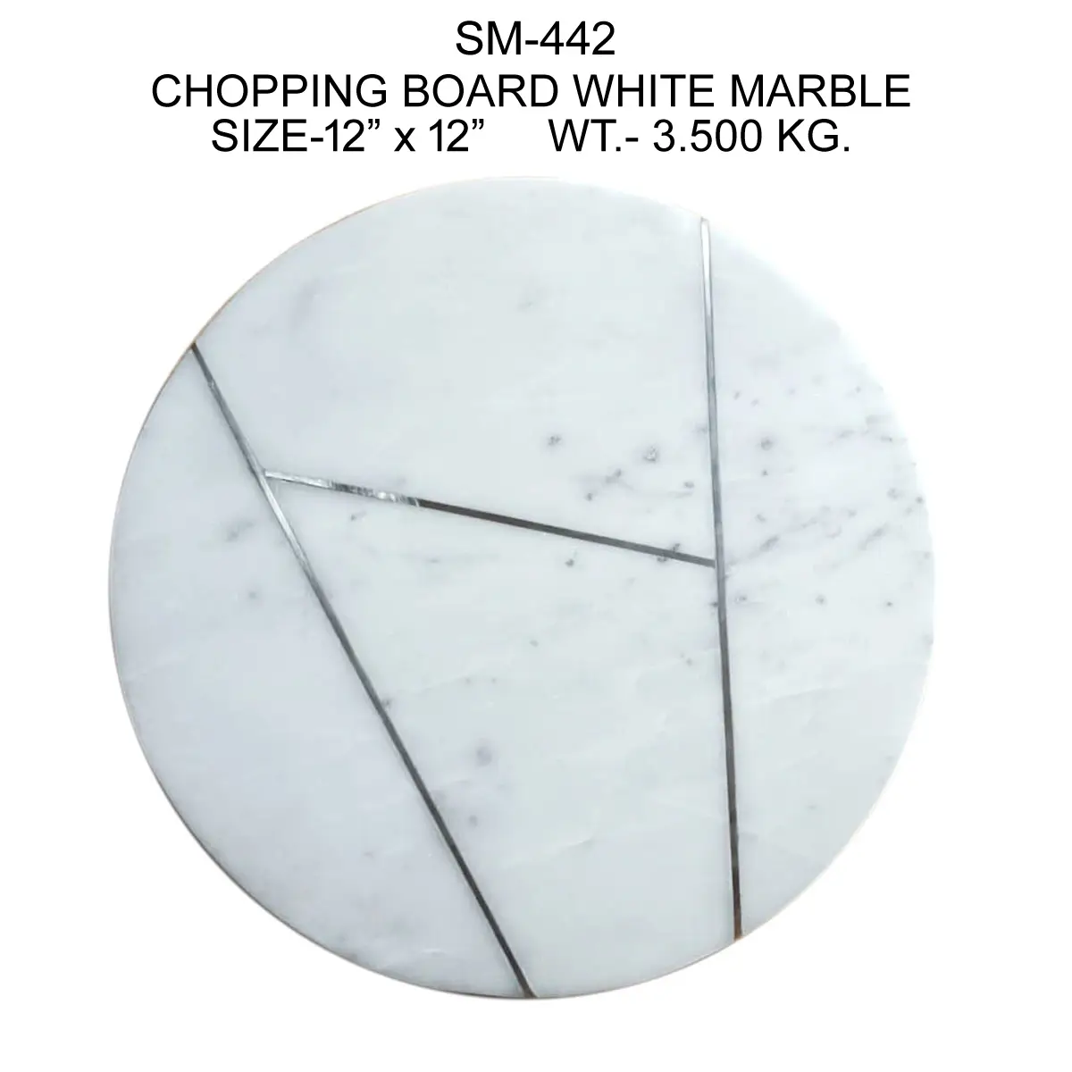 CHOPPING BOARD WHITE MARBLE